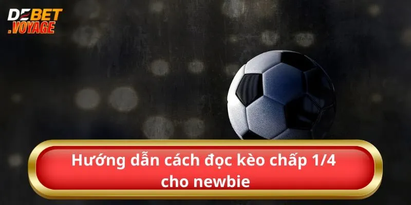 Hướng dẫn cách đọc kèo chấp 1/4 cho newbie