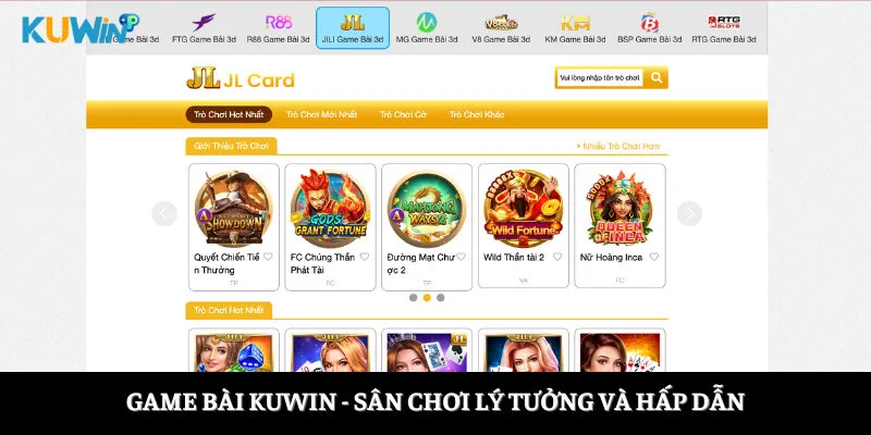 Game bài Kuwin - Sân chơi lý tưởng và hấp dẫn