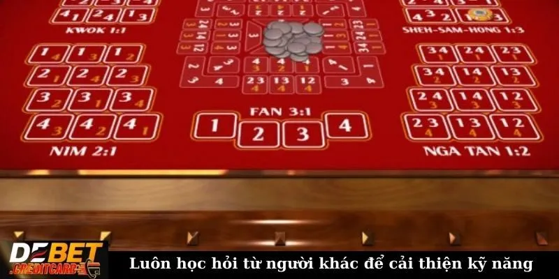 Cách phân tích kết quả khi chơi Fantan? Giải mã cho bet thủ! 3 Luôn học hỏi từ người khác để cải thiện kỹ năng